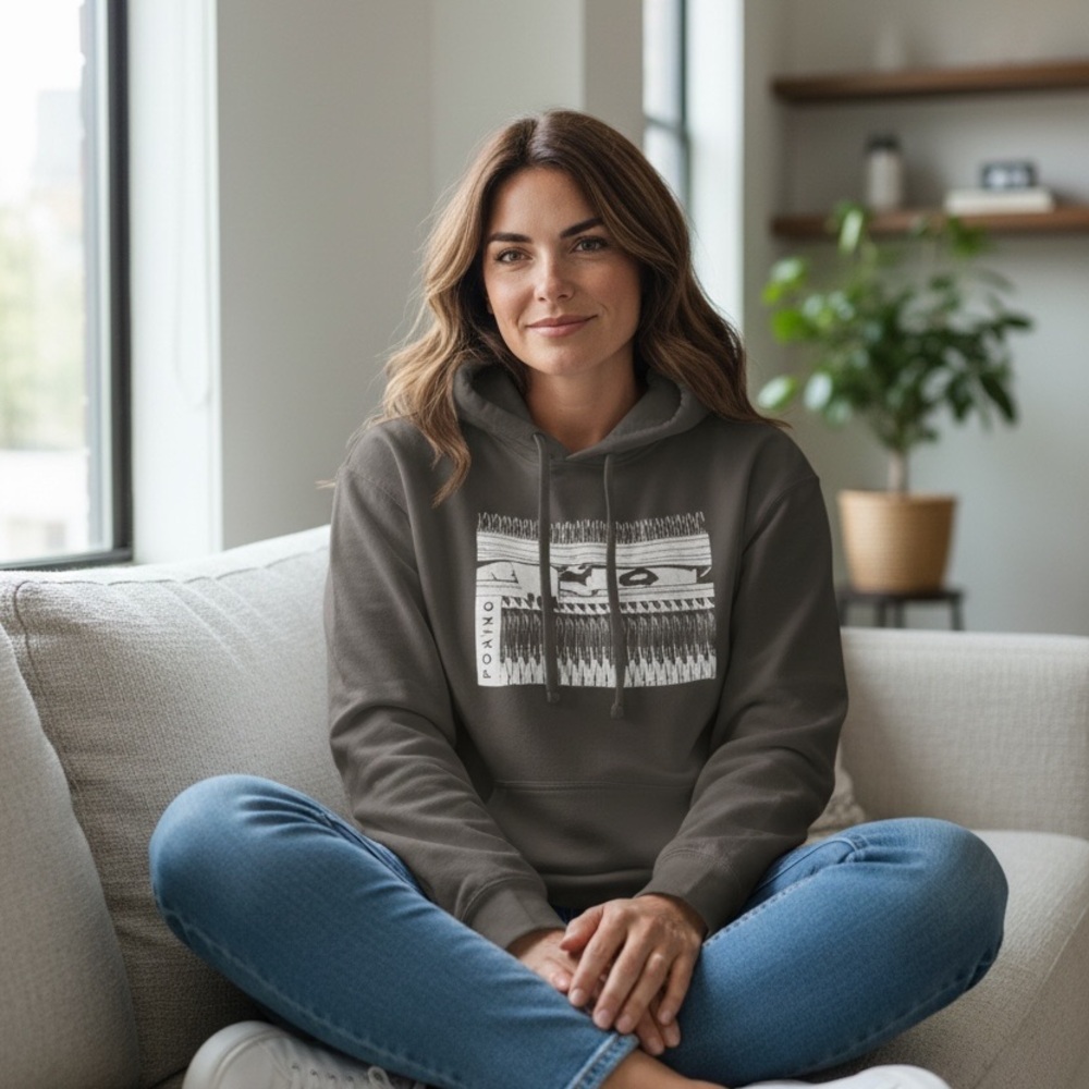 Fox Racing Gray Graphic Pullover Hoodie | Juniors L | Fleece Streetwear - Picture 3 of 5